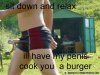 Penis cooking burgers.jpg