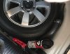10 Old Hoses Straight to the Spare Wheel Well with the Old Drive Belts..jpg