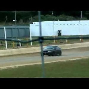 GTO on the speedway track (stock )6 speed