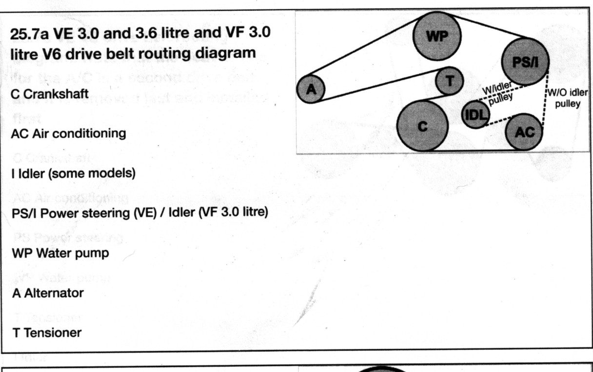 ve serpentine belt